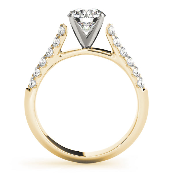 Pave Diamond Engagement Ring · 0.80 ct tw