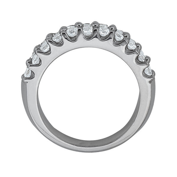 Double Row Diamond Wedding Band · 0.77 ct tw