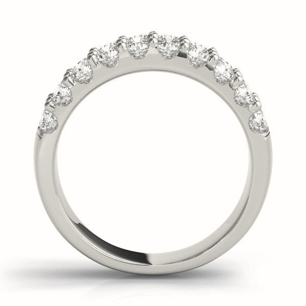 Double Row Diamond Wedding Band · 0.88 ct tw
