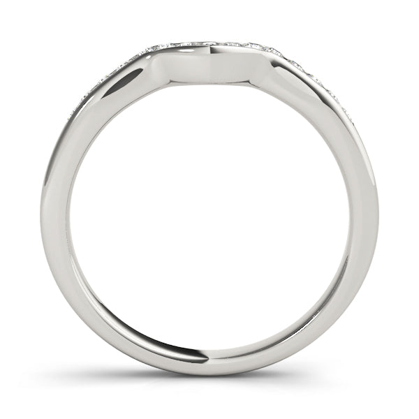 Curved Diamond Wedding Band · 0.11 ct tw