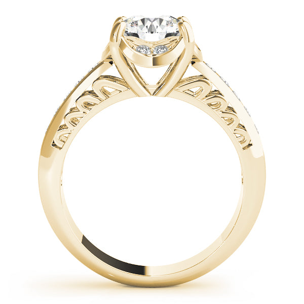 Round Single Row Prong Set Diamond Engagement Ring · 1.17 ct tw