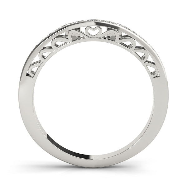 Curved Diamond Wedding Band · 0.13 ct tw