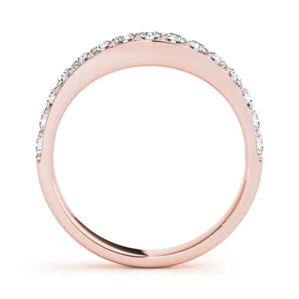 Curved Diamond Wedding Band · 0.38 ct tw