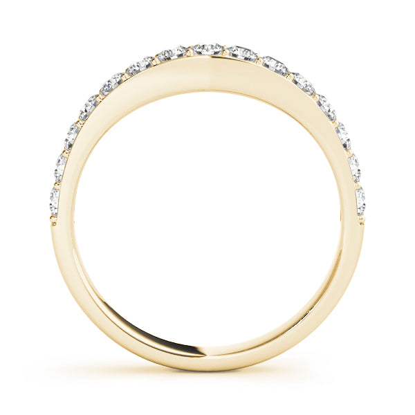 Curved Diamond Wedding Band · 0.52 ct tw
