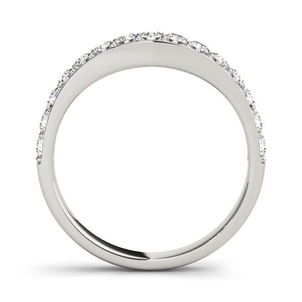 Curved Diamond Wedding Band · 0.38 ct tw