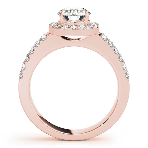Round Halo Diamond Engagement Ring · 1.40 ct tw