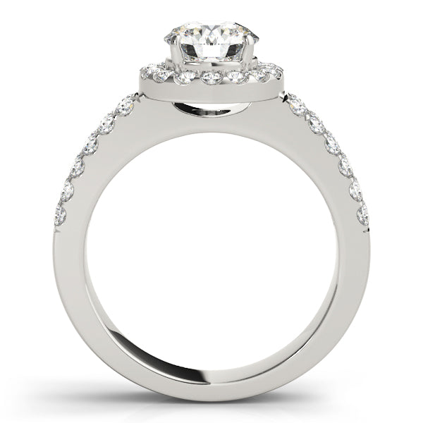 Round Halo Diamond Engagement Ring · 1.40 ct tw