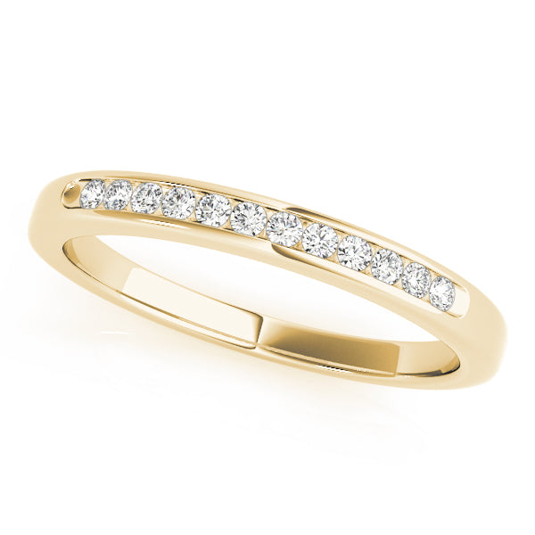 Channel Set Diamond Wedding Band · 0.12 ct tw