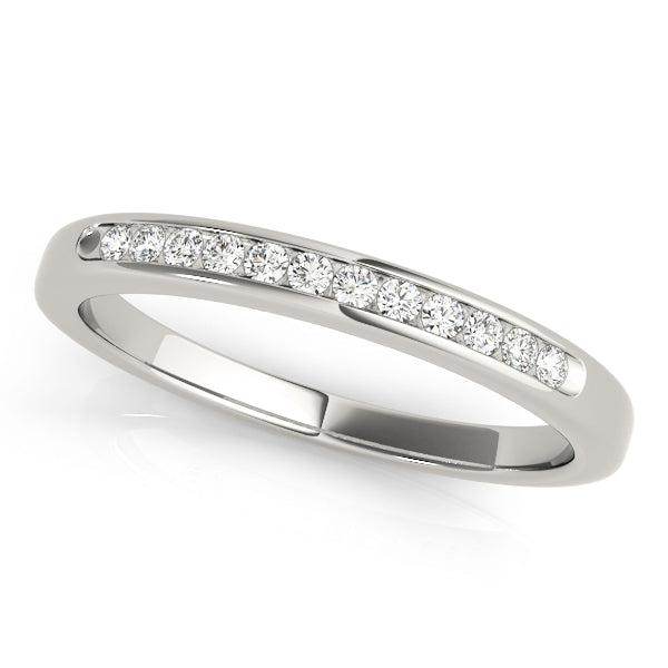 Channel Set Diamond Wedding Band · 0.12 ct tw