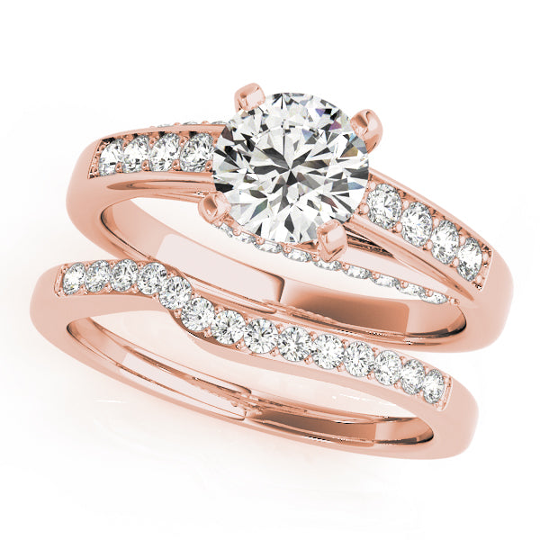 Round Single Row Prong Set Diamond Engagement Ring · 1.34 ct tw