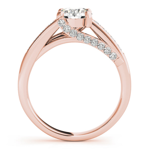 Round Single Row Prong Set Diamond Engagement Ring · 1.34 ct tw