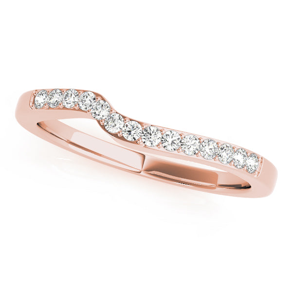 Curved Diamond Wedding Band · 0.20 ct tw