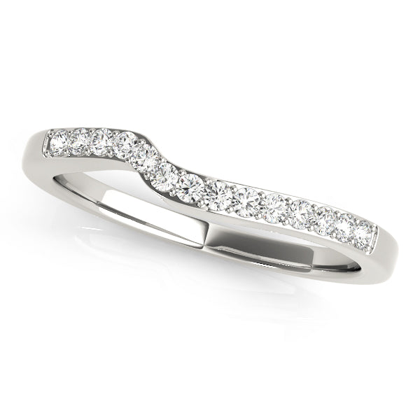 Curved Diamond Wedding Band · 0.28 ct tw
