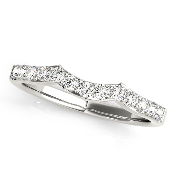 Curved Diamond Wedding Band · 0.26 ct tw