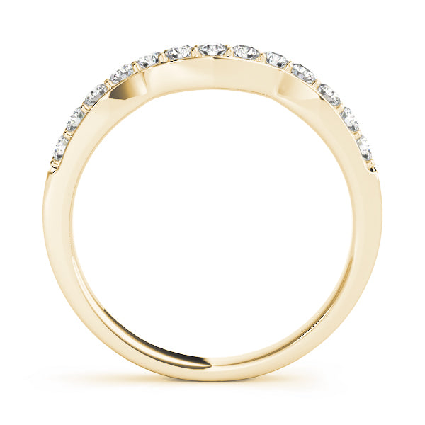 Curved Diamond Wedding Band · 0.26 ct tw
