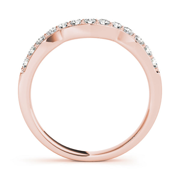Curved Diamond Wedding Band · 0.26 ct tw