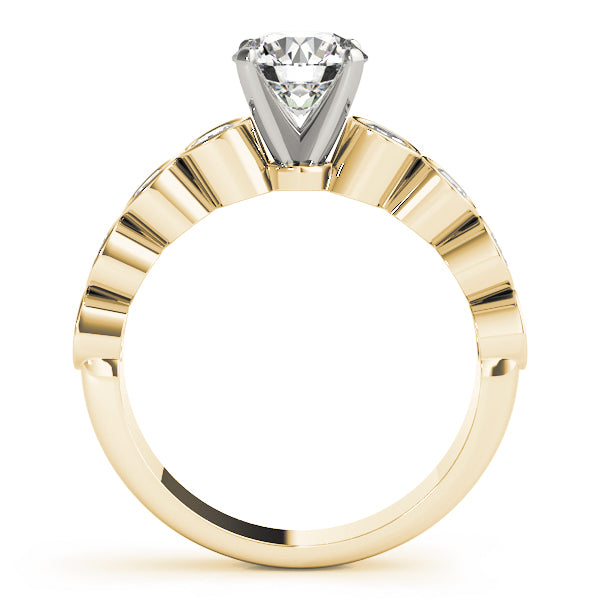 Single Row Bezel Set Diamond Engagement Ring · 0.80 ct tw