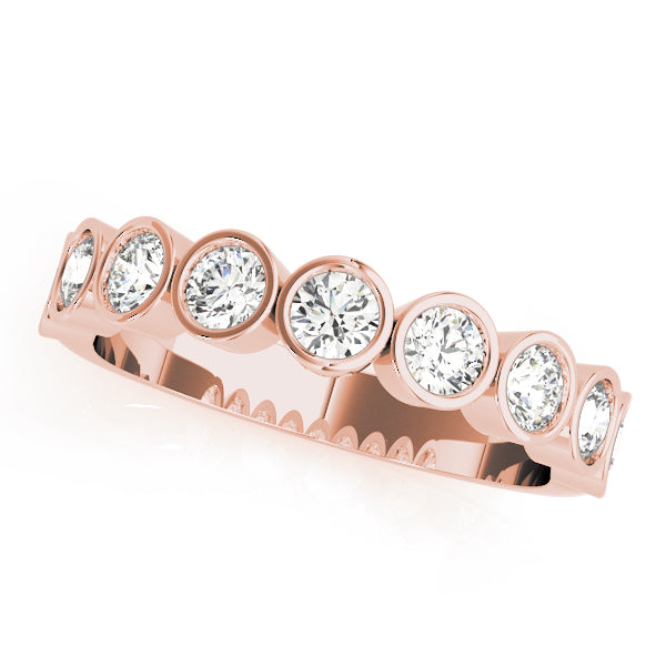 Bezel Set Diamond Wedding Band · 1.35 ct tw