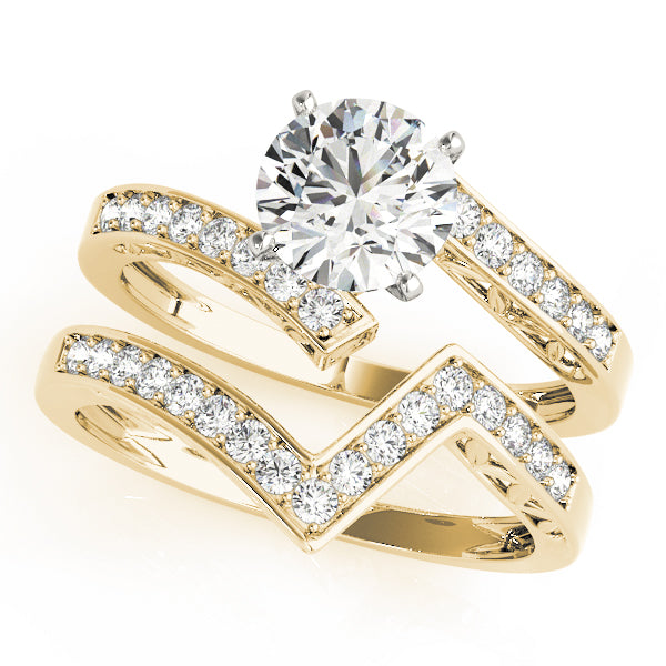 Bypass Diamond Engagement Ring · 0.24 ct tw
