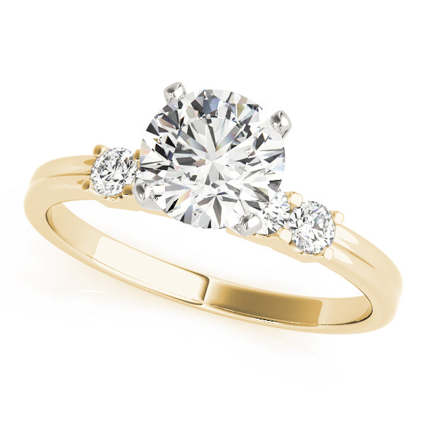 Single Row Prong Set Diamond Engagement Ring · 0.16 ct tw