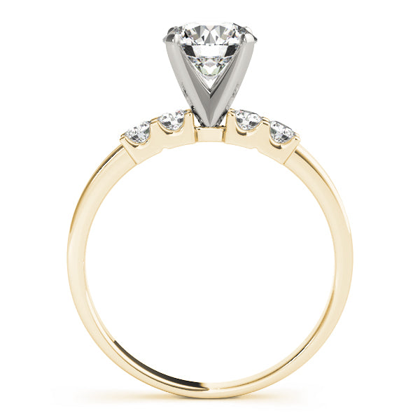 Single Row Prong Set Diamond Engagement Ring · 0.16 ct tw