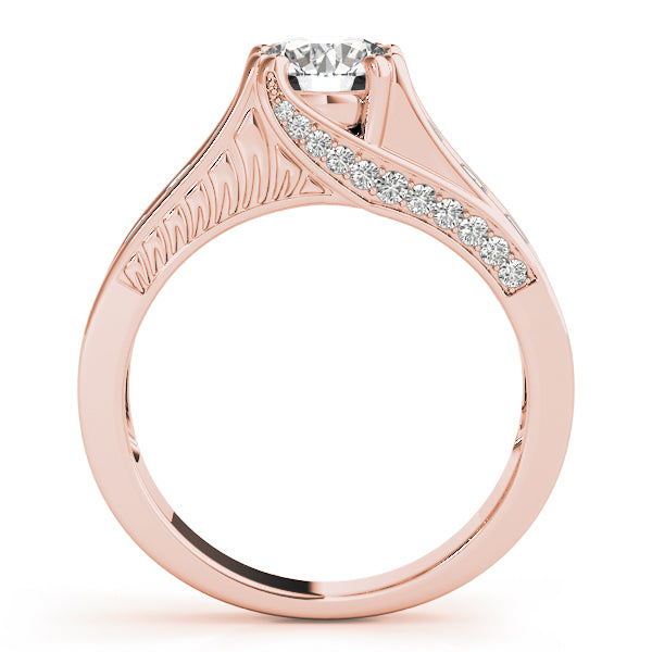 Round Single Row Channel Set Diamond Engagement Ring · 1.47 ct tw