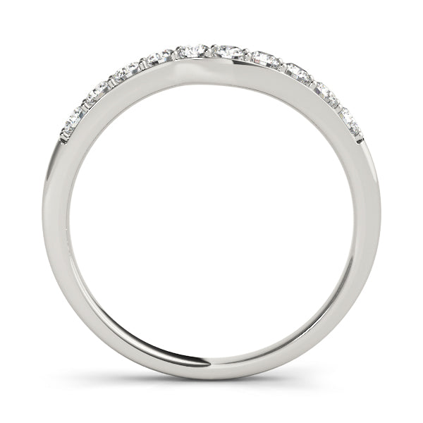 Curved Diamond Wedding Band · 0.20 ct tw