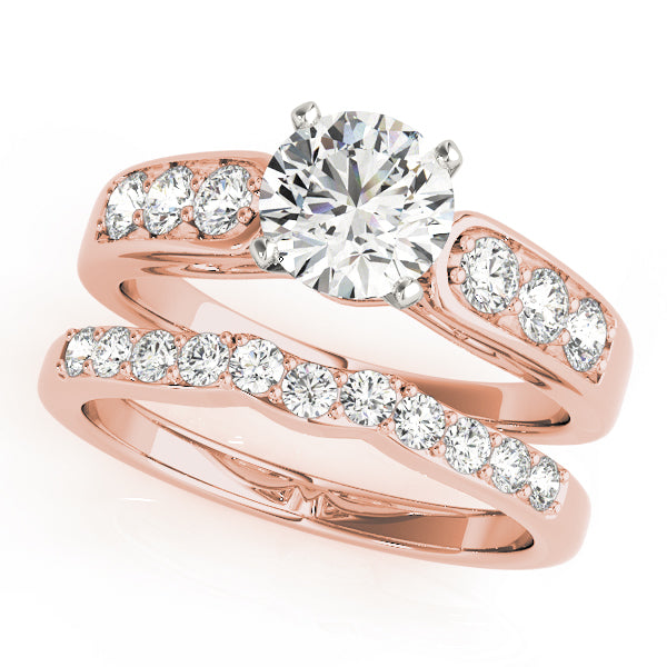 Single Row Channel Set Diamond Engagement Ring · 0.42 ct tw