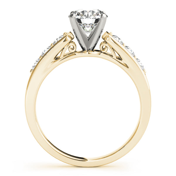 Single Row Channel Set Diamond Engagement Ring · 0.42 ct tw