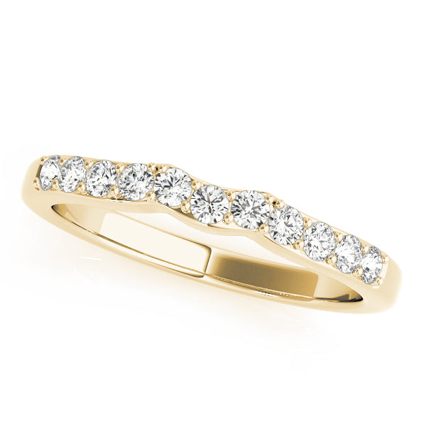 Curved Diamond Wedding Band · 0.28 ct tw