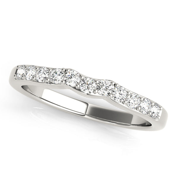 Curved Diamond Wedding Band · 0.28 ct tw