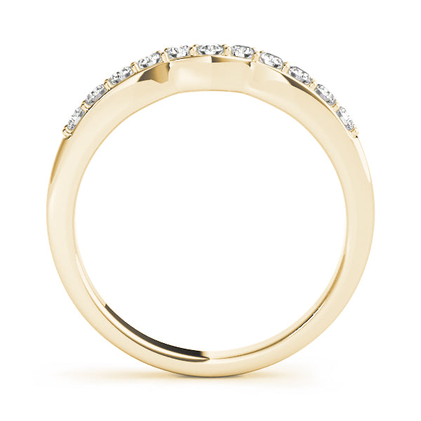 Curved Diamond Wedding Band · 0.28 ct tw