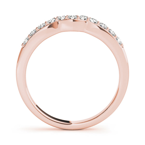 Curved Diamond Wedding Band · 0.28 ct tw