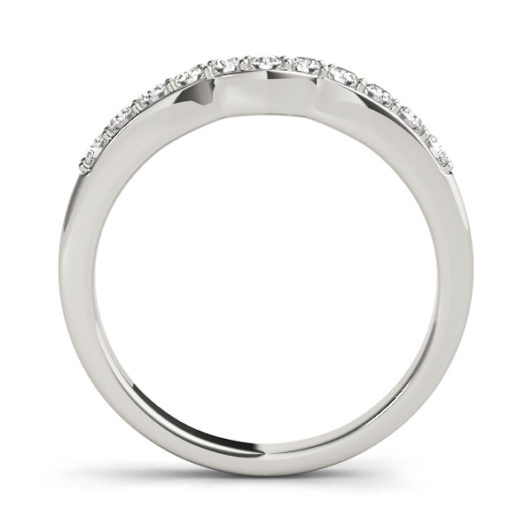 Curved Diamond Wedding Band · 0.28 ct tw