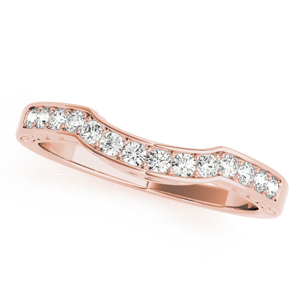 Curved Diamond Wedding Band · 0.28 ct tw