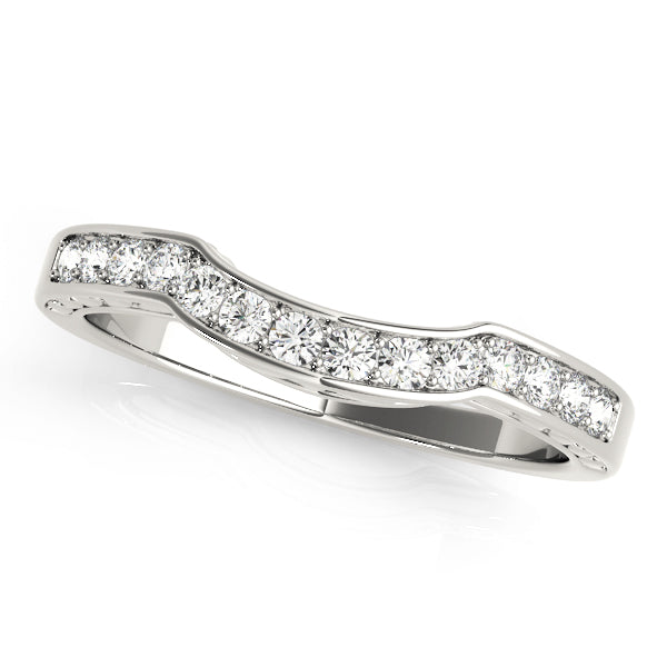 Curved Diamond Wedding Band · 0.28 ct tw