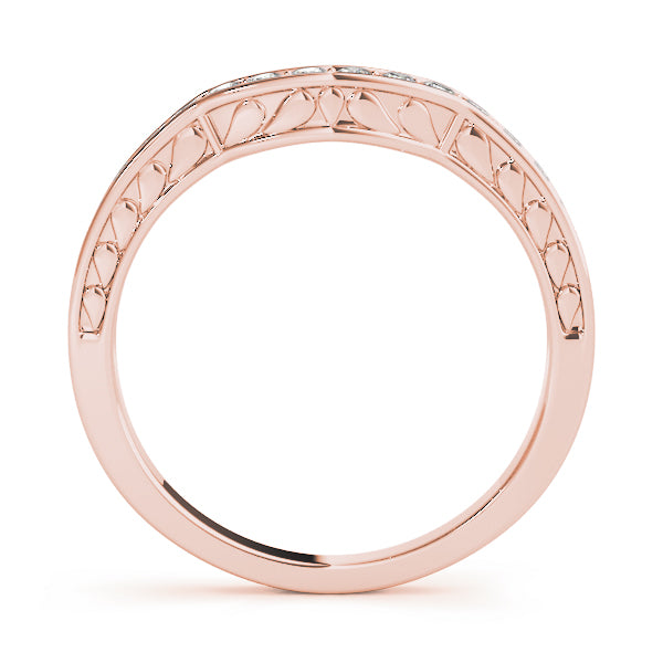 Curved Diamond Wedding Band · 0.28 ct tw