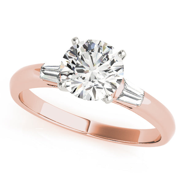 Baguette Fancy Shape Diamond Engagement Ring · 0.16 ct tw