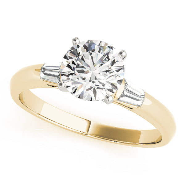 Baguette Fancy Shape Diamond Engagement Ring · 0.16 ct tw
