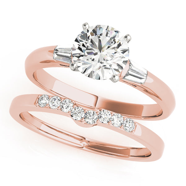 Baguette Fancy Shape Diamond Engagement Ring · 0.16 ct tw