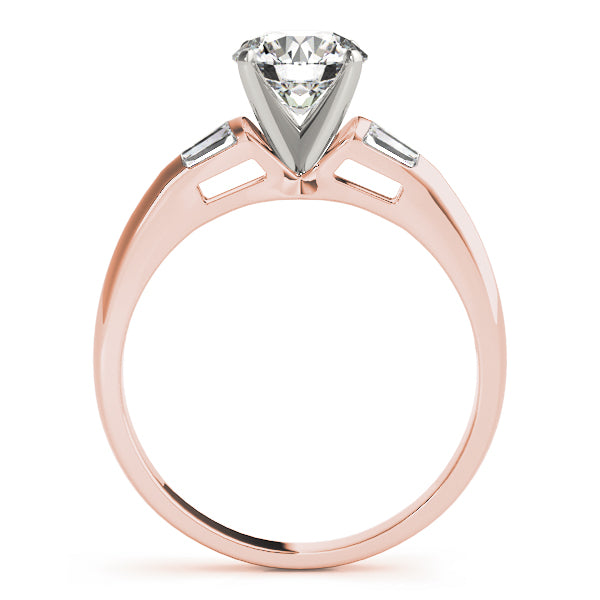 Baguette Fancy Shape Diamond Engagement Ring · 0.16 ct tw