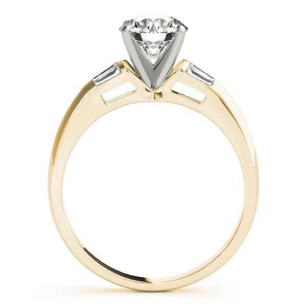 Baguette Fancy Shape Diamond Engagement Ring · 0.16 ct tw