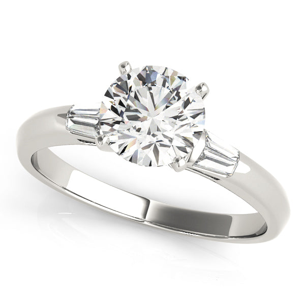 Baguette Fancy Shape Diamond Engagement Ring · 0.16 ct tw