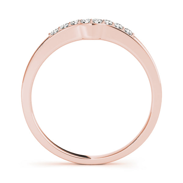 Curved Diamond Wedding Band · 0.12 ct tw