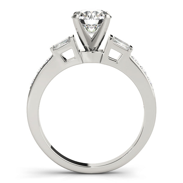 Baguette Fancy Shape Diamond Engagement Ring · 0.42 ct tw