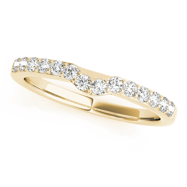 Curved Diamond Wedding Band · 0.28 ct tw