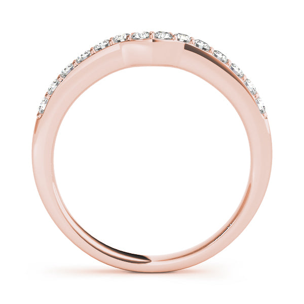 Curved Diamond Wedding Band · 0.28 ct tw