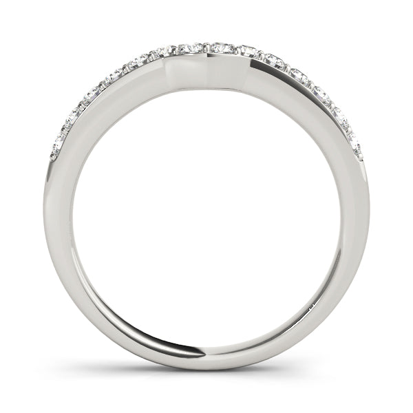 Curved Diamond Wedding Band · 0.28 ct tw