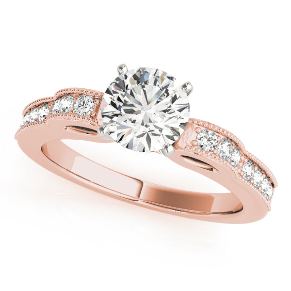 Single Row Prong Set Diamond Engagement Ring · 0.16 ct tw