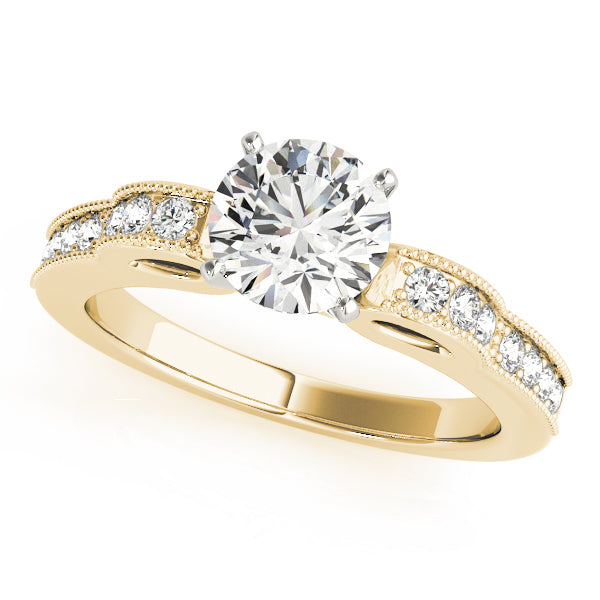 Single Row Prong Set Diamond Engagement Ring · 0.16 ct tw